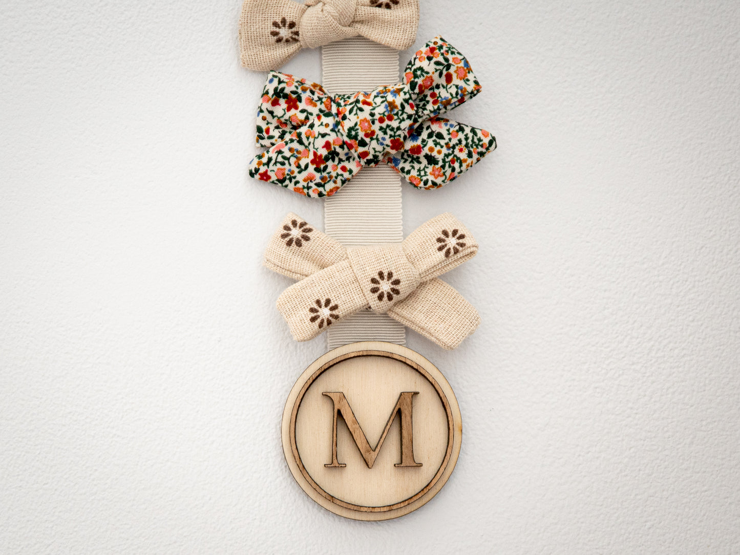 Personalised Boho Bow Holder