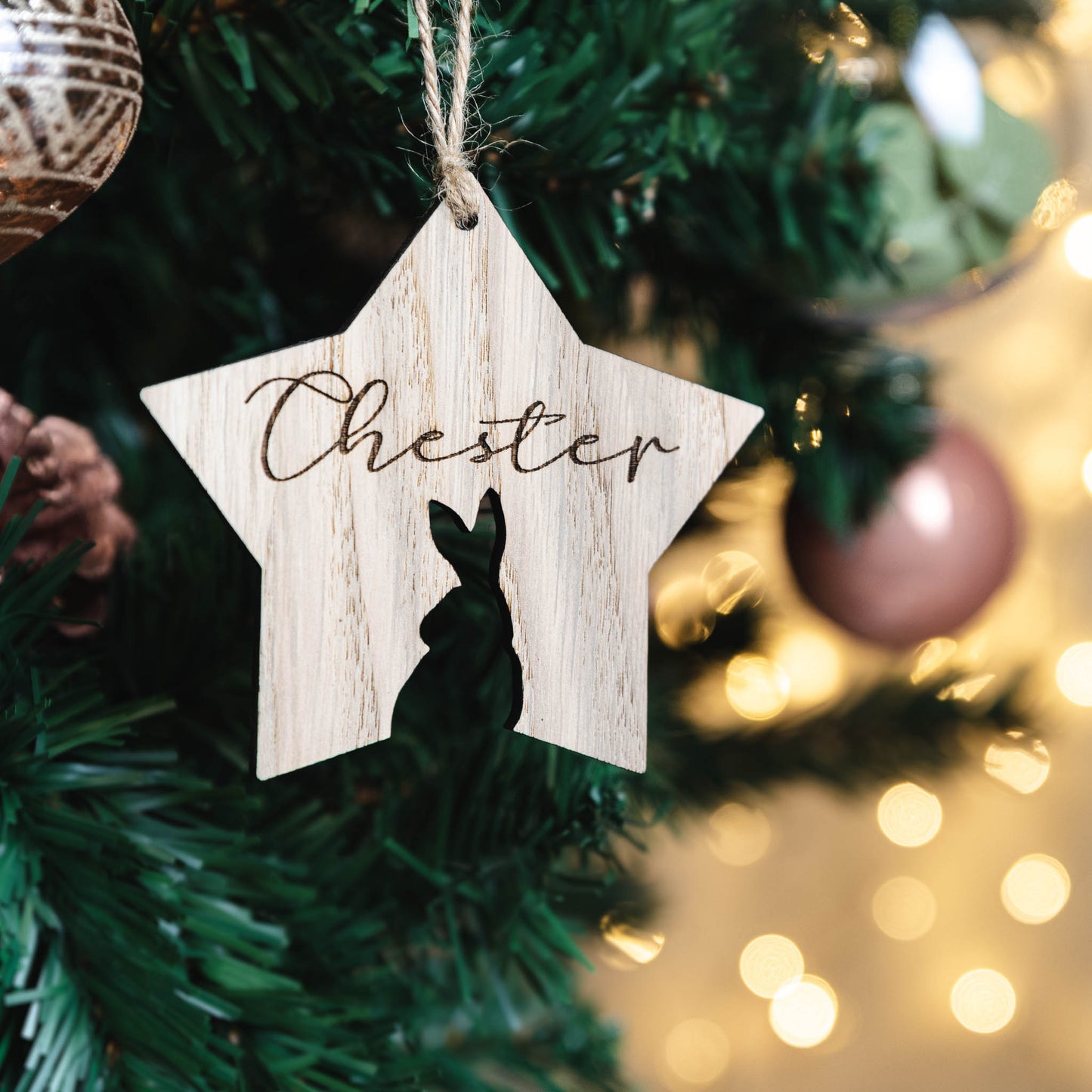 Personalised Bunny Hanging Bauble