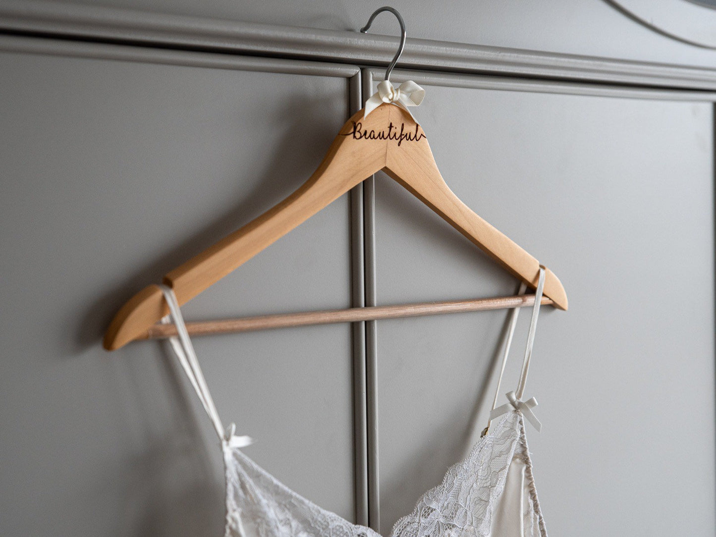 Personalised Wooden Bridal Hangers | Bridesmaid | Maid of Honour | Flower Girl | Wedding Dress | Wedding Day Accessories | Hen Do Gift |