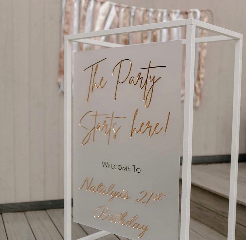 Party Entrance Sign