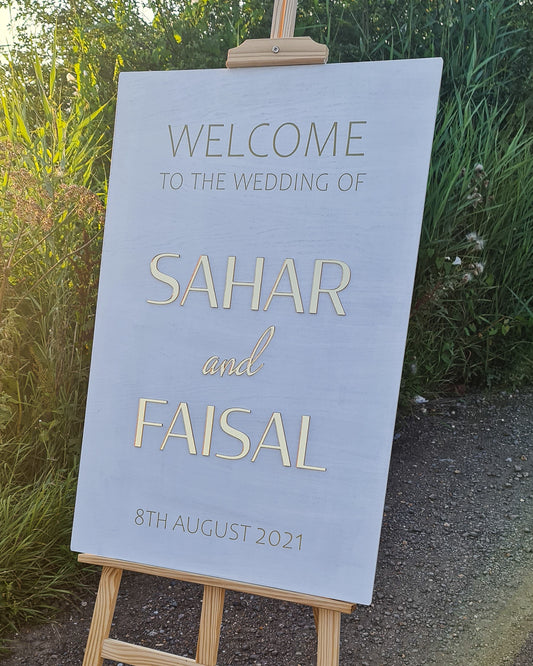 Wedding Welcome Sign