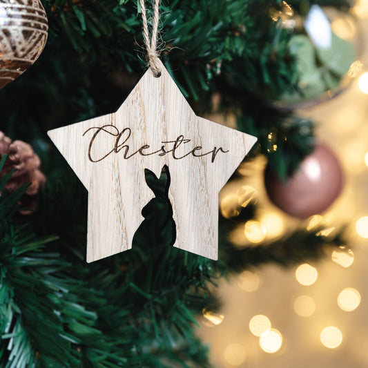 Personalised Bunny Hanging Bauble