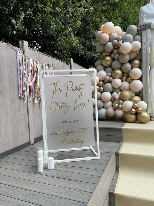 Party Entrance Sign